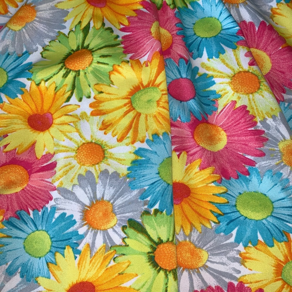 Emily West Reversible Twirl Dress Floral Stripes - Picture 6 of 8